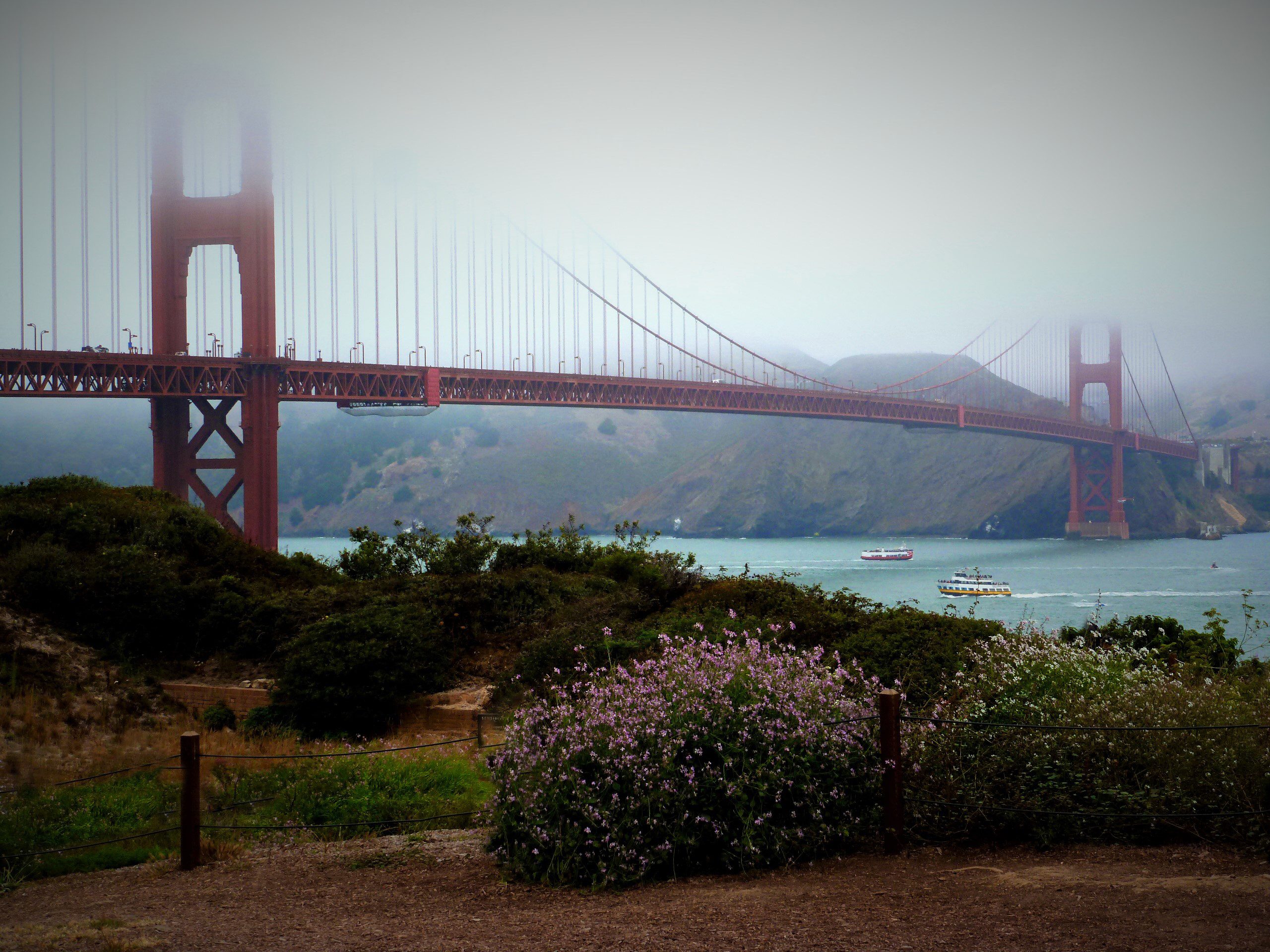 Golden Gate Bridge in the Fog