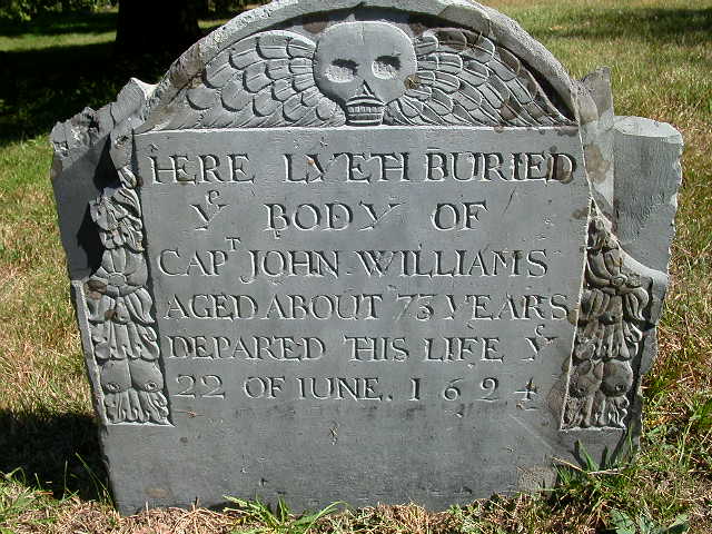 Colonial headstone