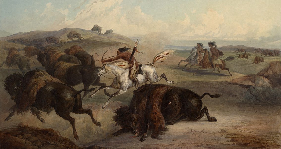 Native-Americans-Hunting-Bison