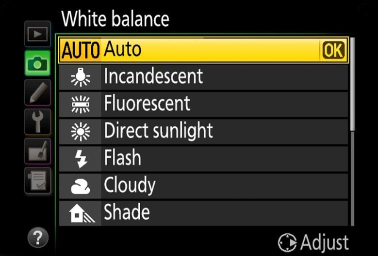 WHITE BALANCE PHOTO ILLUSTRATION AS KEY BASIC