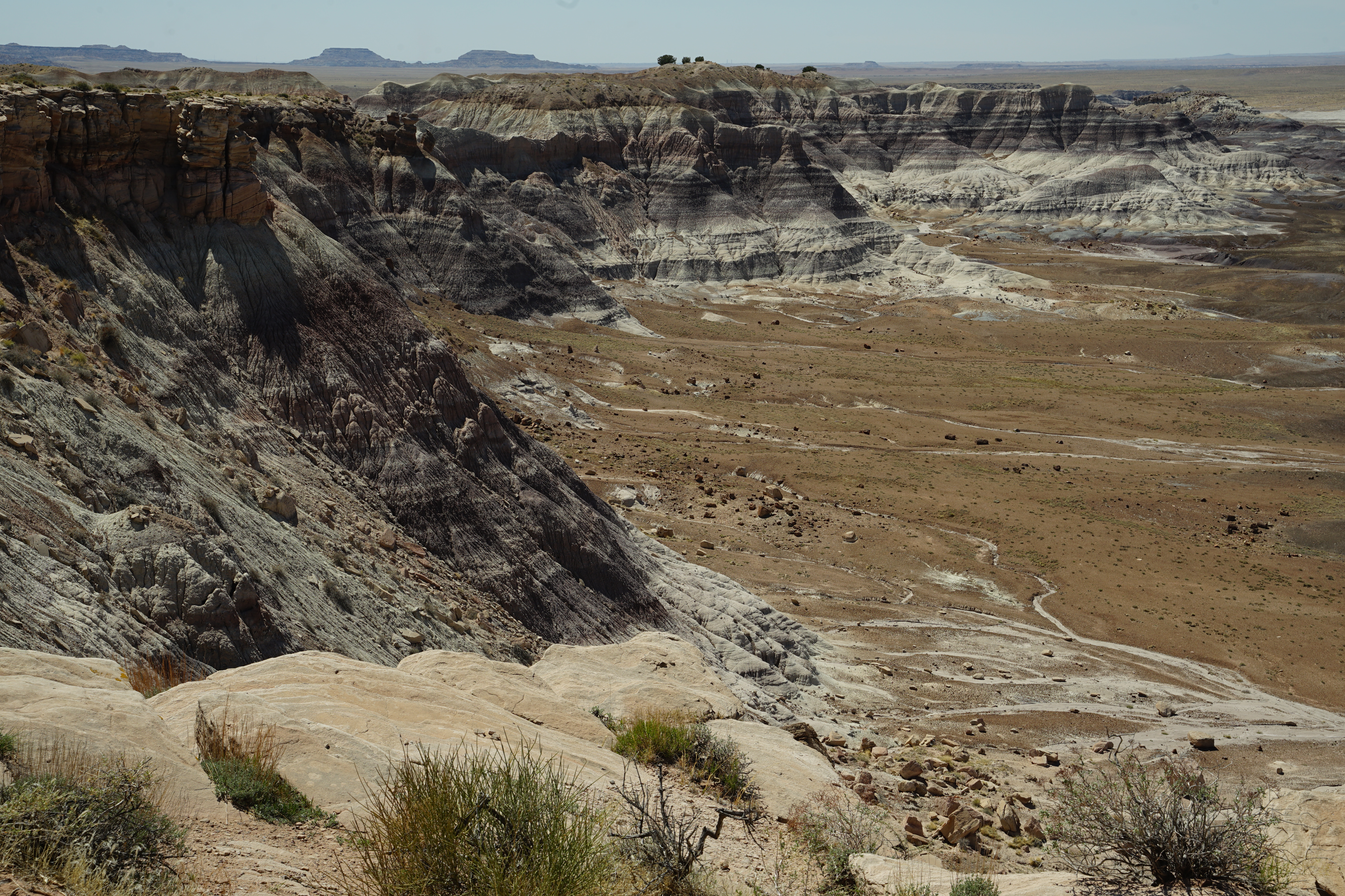 Petrified Forest Sandy mountains