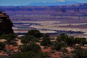 river cutting through a desert canyon